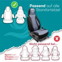 Pilot Wohnmobil Sitzbezüge für Fleetwood Enterprises Bounder Class D (Schwarz-Blau) HERM206