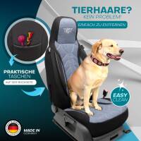 Pilot Wohnmobil Sitzbezüge für Vanguard  3500 (Schwarz-Blau) HERM206