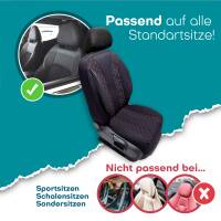 Sitzbezüge für Citroen C4 Cactus 2 ab 2018 (Schwarz-Rot) ZEST302 | Mit ABE