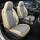 Pilot Sitzbezüge für Land Rover Freelander 2 FL ab 2010-2014 (Grau-Beige) HERM209 | Mit ABE