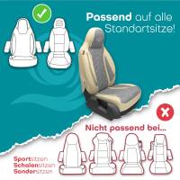 Pilot Wohnmobil Sitzbezüge für Sunliner 3000 (Grau-Beige) HERM209