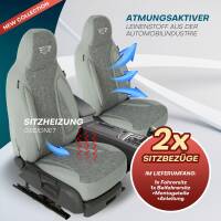 Pilot Sitzbezüge für Peugeot 3008 1 ab 2009-2016 (Grau) HERM208