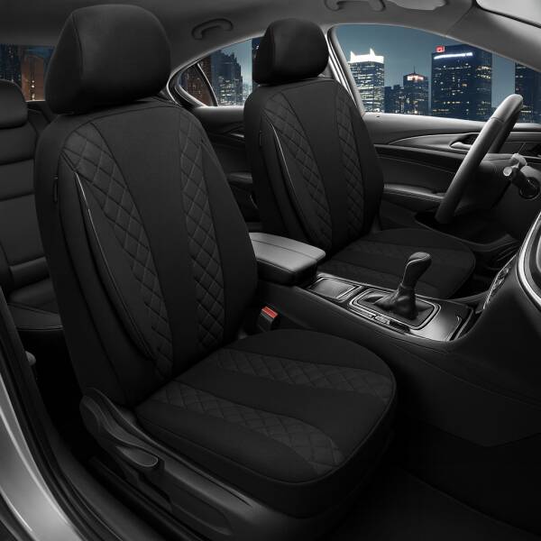 Sitzbezüge für Seat Leon 4 ab 2020 (Schwarz) ZEST304 | Mit ABE