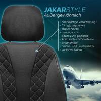 Sitzbezüge für Honda Jazz 3 GK ab 2013-2020 (Schwarz) ZEST304