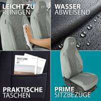 Pilot Wohnmobil Sitzbezüge für  Niesmann Bischoff Flair 1040 L (Grau) HERM208