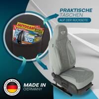 Pilot Wohnmobil Sitzbezüge für Safari Condo Escapade XLT (Grau) HERM208