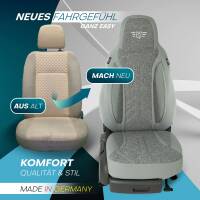 Pilot Wohnmobil Sitzbezüge für Tourister V6 (Grau) HERM208