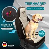 Pilot Sitzbezüge für Peugeot 206 206+ ab 11498-2012 (Braun-Beige) HERM210