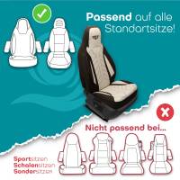 Pilot Wohnmobil Sitzbezüge für Westwood Grande (Braun-Beige) HERM210