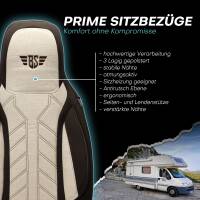 Pilot Wohnmobil Sitzbezüge für SEA Sloop 6 (Braun-Beige) HERM210