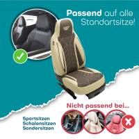 Pilot Sitzbezüge für Audi Q8 ab 2018 (Beige-Braun) HERM211 | Mit ABE