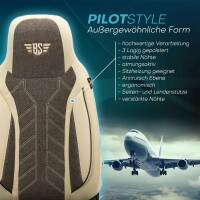 Pilot Sitzbezüge für Ford C-Max 1 ab 2003-1010 (Beige-Braun) HERM211