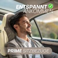 Pilot Sitzbezüge für VW Golf 4 ab 11497-2006 (Beige-Braun) HERM211 | Mit ABE