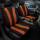 Sitzbezüge für Mercedes GLE W166 ab 2011-2018 (Schwarz-Orange) ZEST305 | Mit ABE