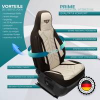 Pilot Wohnmobil Sitzbezüge für Georgie Boy Grand Tourer Class D (Beige-Braun) HERM211