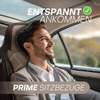 Pilot Sitzbezüge für Mercedes 190 ab 1982-11493 (Schwarz-Braun) HERM212