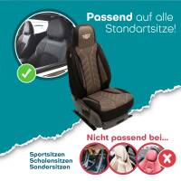 Pilot Sitzbezüge für Land Rover Range Rover 2 ab 11494-2002 (Schwarz-Braun) HERM212 | Mit ABE