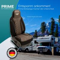 Pilot Wohnmobil Sitzbezüge für Pilote Pacific 630 (Schwarz-Braun) HERM212
