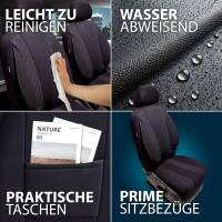 Sitzbezüge für Hyundai Tucson JM ab 2004-2009 (Schwarz-Blau) ZEST306