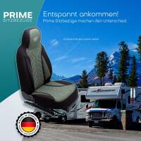 Pilot Wohnmobil Sitzbezüge für XGO 800 Van (Schwarz-Grün) HERM213