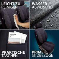 Sitzbezüge für Volvo S40 II Cross Country ab 2004-2012 (Schwarz-Blau) ZEST306 | Mit ABE