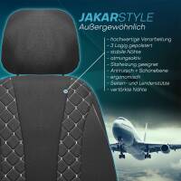 Sitzbezüge für Mercedes GLA X156 ab 2014-2019 (Schwarz-Weiß) ZEST308 | Mit ABE