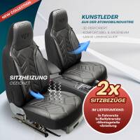 Pilot Sitzbezüge für Nissan Qashqai 2 J11 ab 2013-2021 (Schwarz-Anthrazit) APOL504 | Mit ABE