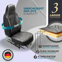 Pilot Sitzbezüge für Hyundai Santa Fe DM ab...