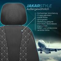 Sitzbezüge für Jaguar E-Pace ab 2018 (Schwarz-Weiß) ZEST308