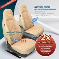 Pilot Sitzbezüge für Skoda Fabia 3 ab 2014-2020 (Beige) APOL505