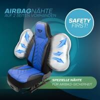 Pilot Sitzbezüge für Peugeot 508 1 ab 2010-2018 (Schwarz-Blau) APOL506