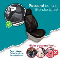 Sitzbezüge für Volvo S60 V60 2.Gen. ab 2010-2018 in (Schwarz-Rot) JOLT802 | Mit ABE