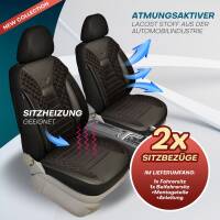 Sitzbezüge für Mercedes GLS X166 ab 2012-2018 in (Schwarz) JOLT803 | Mit ABE
