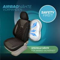 Sitzbezüge für Opel Agila B ab 2008-2014 in (Schwarz) JOLT803