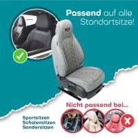 Pilot Sitzbezüge für Toyota Avensis T25 ab 2003-2008 (Grau) APOL508 | Mit ABE
