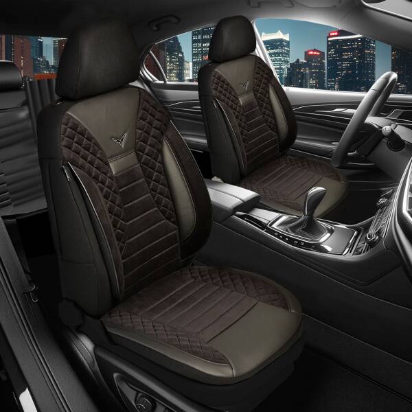 Sitzbezüge für VW Touran 1 ab 2003-2015 in (Schwarz) JOLT803 | Mit ABE