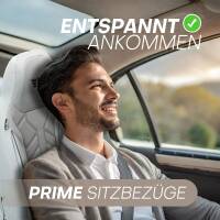Pilot Wohnmobil Sitzbezüge für Wildernest Mallard Van (Grau) Leder | Prime APOL508