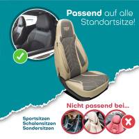 Pilot Sitzbezüge für Renault Scenic 4 ab 2016 (Grau-Beige) APOL509 | Mit ABE