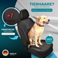 Sitzbezüge für Lexus GS 4 ab 2011-2018 in Schwarz-Blau JOLT806