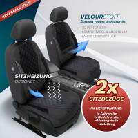 Sitzbezüge für Opel Vectra C ab 2002-2008 in (Schwarz) AION104