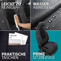 Sitzbezüge für Ford Fiesta MK 7 ab 2008-2016 in (Schwarz) AION104