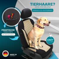 Sitzbezüge für Opel Antara ab 2006-2015 in (Schwarz-Beige) AION105