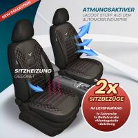 Sitzbezüge für Chevrolet Trax ab 2013 in (Schwarz-Weiß) JOLT808 | Mit ABE