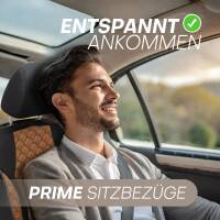 Sitzbezüge für Ford Tourneo Transit Connect 1 ab in (Schwarz-Braun) AION111 | Mit ABE