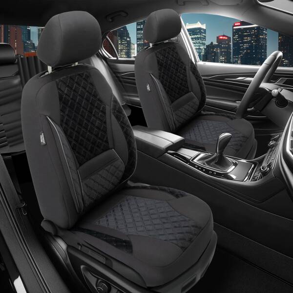 Sitzbezüge für Mercedes B-Klasse W246 ab 2011-2018 in (Schwarz) AION104 | Mit ABE