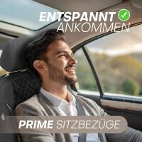 Sitzbezüge für Nissan Micra K14 ab 2016 in (Schwarz) AION104 | Mit ABE