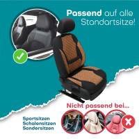 Sitzbezüge für Suzuki Baleno 2 ab 2015-2019 in (Schwarz-Braun) AION111 | Mit ABE