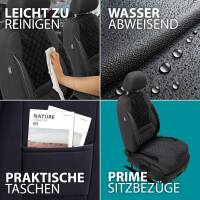 Sitzbezüge für Audi Q5 8R ab 2008-2016 in (Schwarz) AION104 | Mit ABE