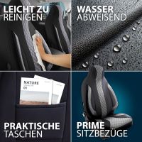 Pilot Sitzbezüge für Alfa Romeo Giulia ab 2016 (Schwarz-Grau) ZARA401 | Mit ABE