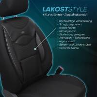 Sitzbezüge für Citroen DS4 ab 2011-2018 (Schwarz) HEST128 | Mit ABE